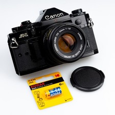 *TOP* SERVICED Canon A-1 Black