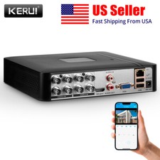 1080P 8CH Surveillance DVR Recorder H.265+ Standalone 4-in-1 CCTV Digital Video