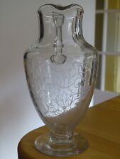 ANTIQUE BACCARAT PITCHER PITCHER PITCHER CRYSTAL MODEL MICHELANGELO Signed
