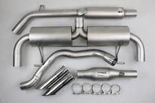 Ligne Inox Clio 3 RS 197 phase 1 Catback 63mm + Catalyseur Sport GT Performance