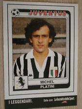PROMOCARD MICHEL PLATINI JUVENTUS JUVE ALBUM PANINI NEW