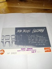 Ticket De Concert Jean-jacques