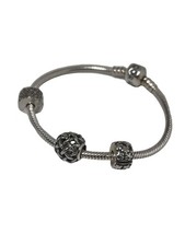 PANDORA Bracelet à breloques Dames Bijoux de bras argenté style décontracté