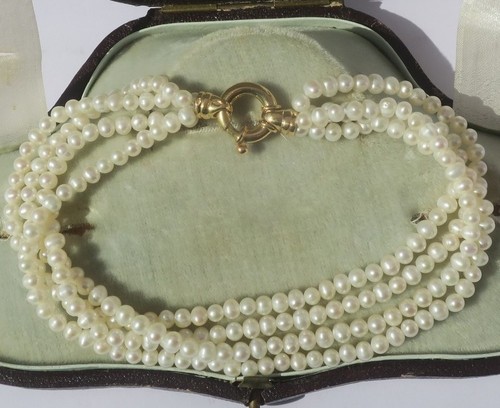 Bracelet rangs perles de - 4,