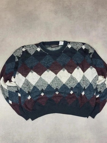 Pull maille vintage - pull, motif