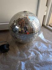 Boule à facettes 30cm avec moteur 220V.