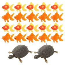  22 Pcs Décoration Aquarium Accessoires Figurines De Tortues D'aquarium