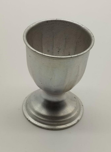Coquetier vintage aluminium - coquetier, en