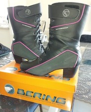 bottes moto femme à talon