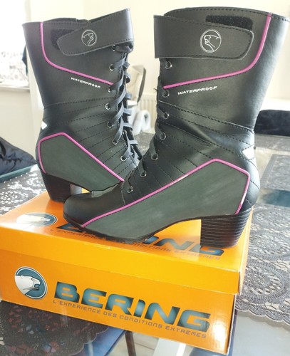 Bottes moto femme - bottes, talon