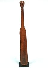 Art Africain Arts Premiers - Authentique Pagaie Atié - Socle sur Mesure - 62 Cms