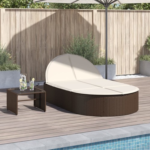 Chaise longue double avec - chaise,