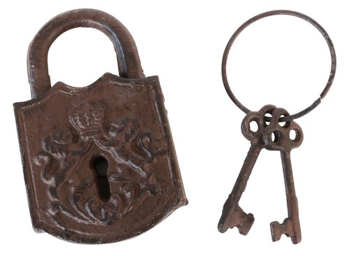 Boite clés cadenas style - à,