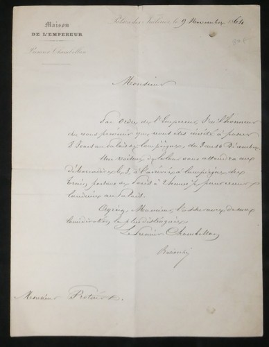 Félix baciocchi lettre - félix,