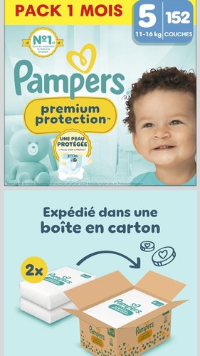 Couche pampers taille - couche,