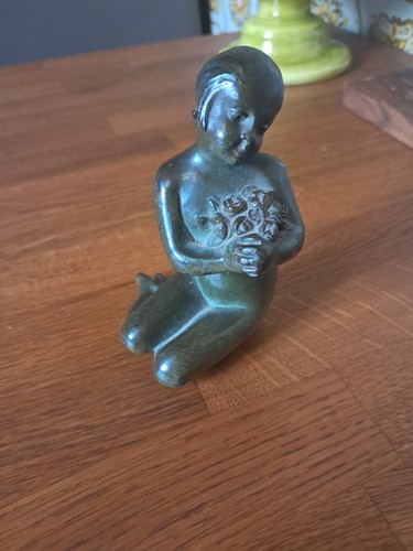 Statuette bronze femme - bronze, la