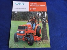 catalogue Kubota tracteur
