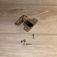 Blum Compact 110° Hinge 30.310-11.02 Nickel + 130.110-01.23 Plate 1/2" OL Screws