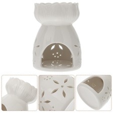  Support Bougie Chauffe Plat Brûleur D'arôme Porte-lumière De Thé En Céramique