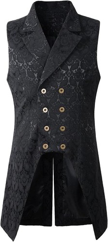 Gilet long steampunk victorien