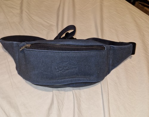 Sac banane lacoste bleu jeans - bleu,