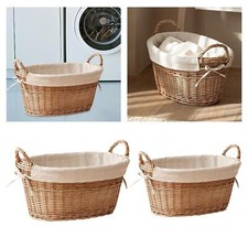 Panier à linge en osier pour