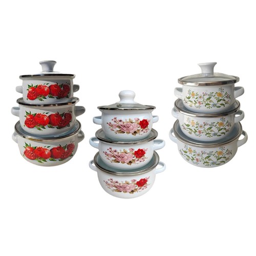 Lot marmites vintage - de, en
