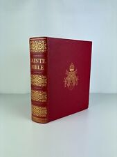 Old Religious Book, The Holy Bible of Canon Crampon, 1961