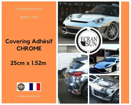 022 covering adhésif chrome - -,