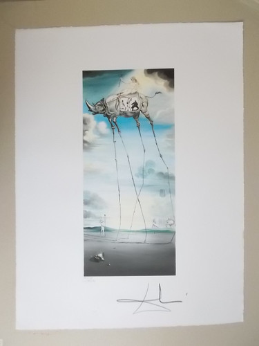 Lithographie salvador dali - salvador, "