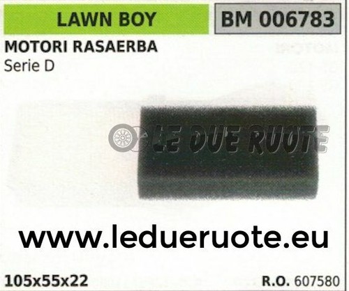 607580 éponge filtre air - 607580,