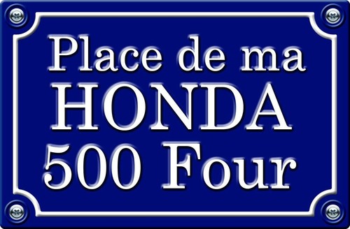 Place honda 500 - ma, four