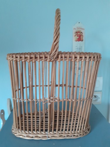 Ancien panier bouteilles - panier, à