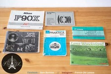 🔥 Manuels Nikon F90X / Canon A-1 / Praktica ... 🔥