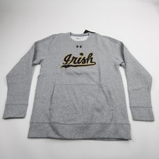 Notre Dame Fighting Irish Under Armour Sweatshirt Men's Gray New
