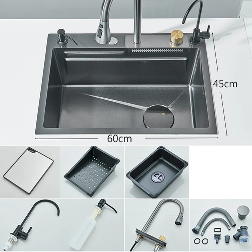 évier cuisine 60x45 en - cm,