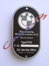 PLAQUE  BMW  R75/5