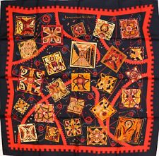 Hermes Scarf La Mecanique des Idees  by Christine Henry Excellent Condition! Co
