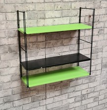 etagere string acier vintage h49x49x17 dans leur jus 1960 a 70