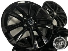 GENUINE VW 17 INCH GOLF 7 VII SINGAPORE WHEELS RIMS 5G0601025AK BLACK EDIT OEM