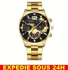 ✅ Montre Luxe Acier