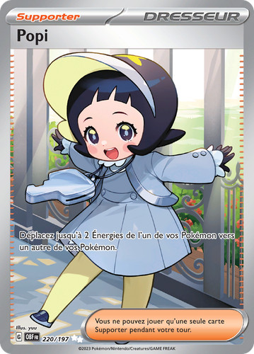 Carte pokémon popi - pokémon, 220/197