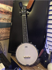 ?Donner DBU-200 23" Banjolele 4 String Banjo Ukulele With Gig Bag & Accessories