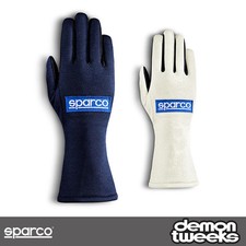 Sparco Land Classic Race Gloves - FIA 8856-2018 Approved, High Grip Suede Palm