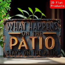 Tin Signs Vintage What Happens