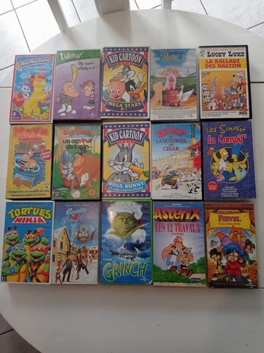 Lot vhs dessins animés - lot,