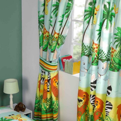 Rideaux doublés jungle tastic - rideaux,