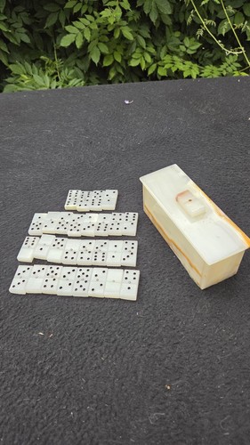 Jeu dominos vintage - dominos,