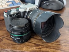Pentax Mirrorless Camera K-01, 2 Lenses, One Batteriy + Charger