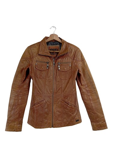 Oge veste en cuir dames - cuir,